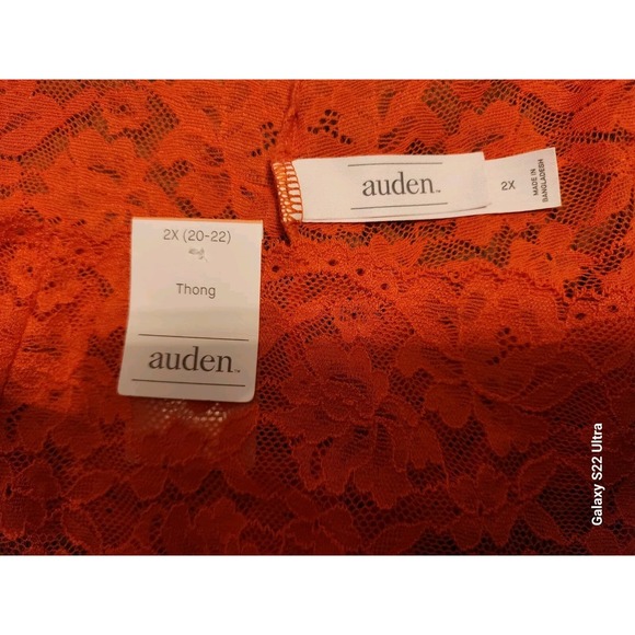 Auden Other - Auden Orange Color Thong Size 2x